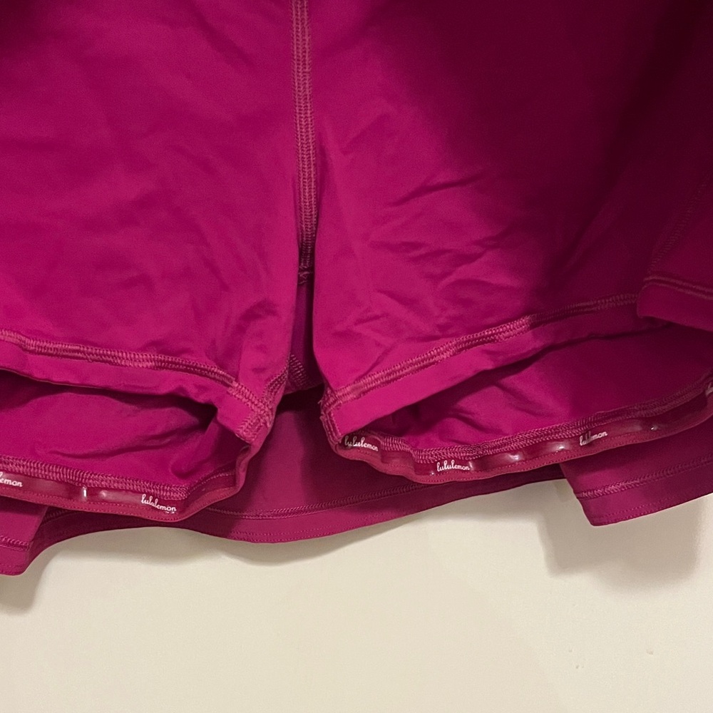 Lululemon Athletica Vibrant Pink Mini Skirt size 12 - Picture 4 of 7